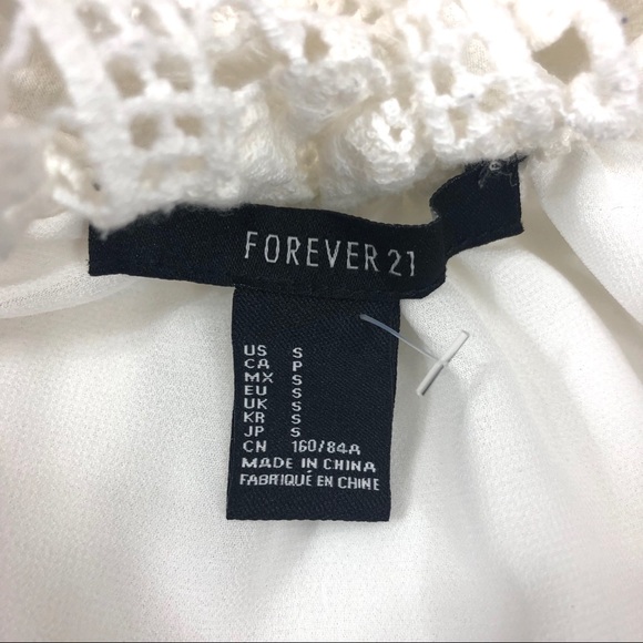 White Crochet Back Dress - Picture 3 of 3